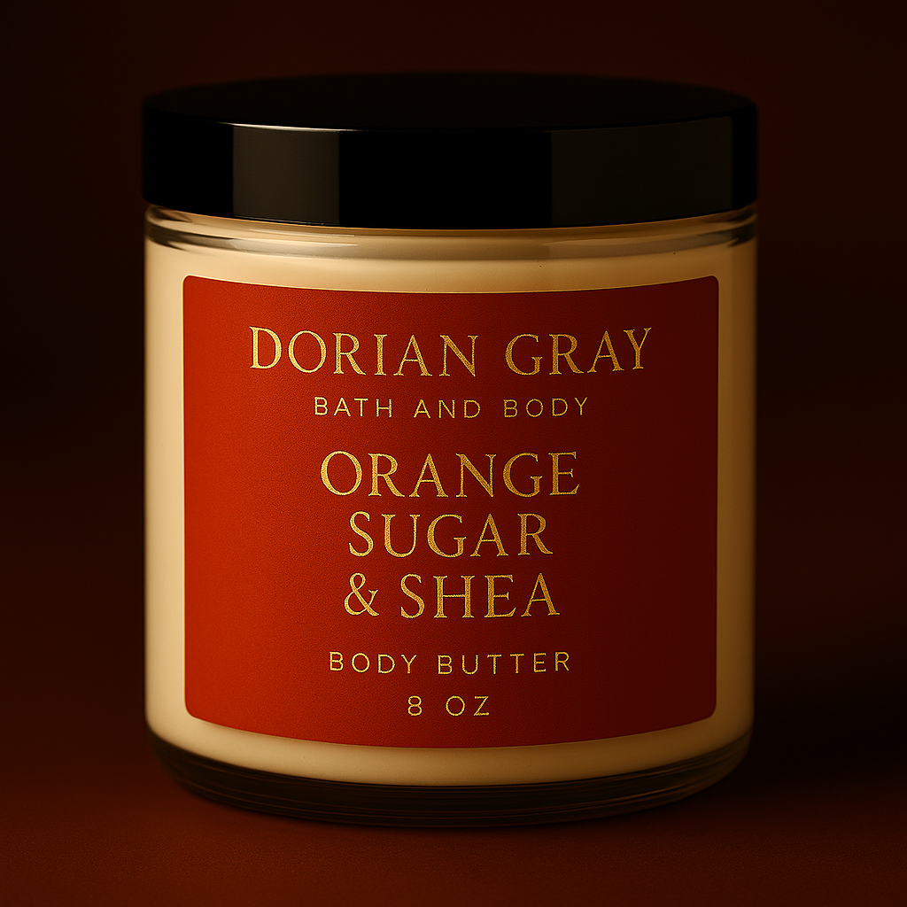 Orange Sugar & Shea – Luxury Body Butter (8 oz, Paraben‑Free)