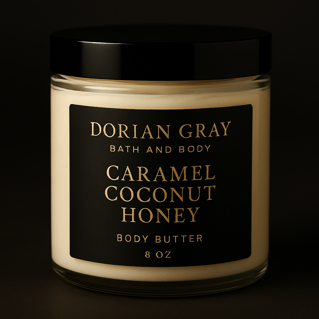 Caramel Coconut Honey – Luxury Body Butter (8 oz, Paraben‑Free)