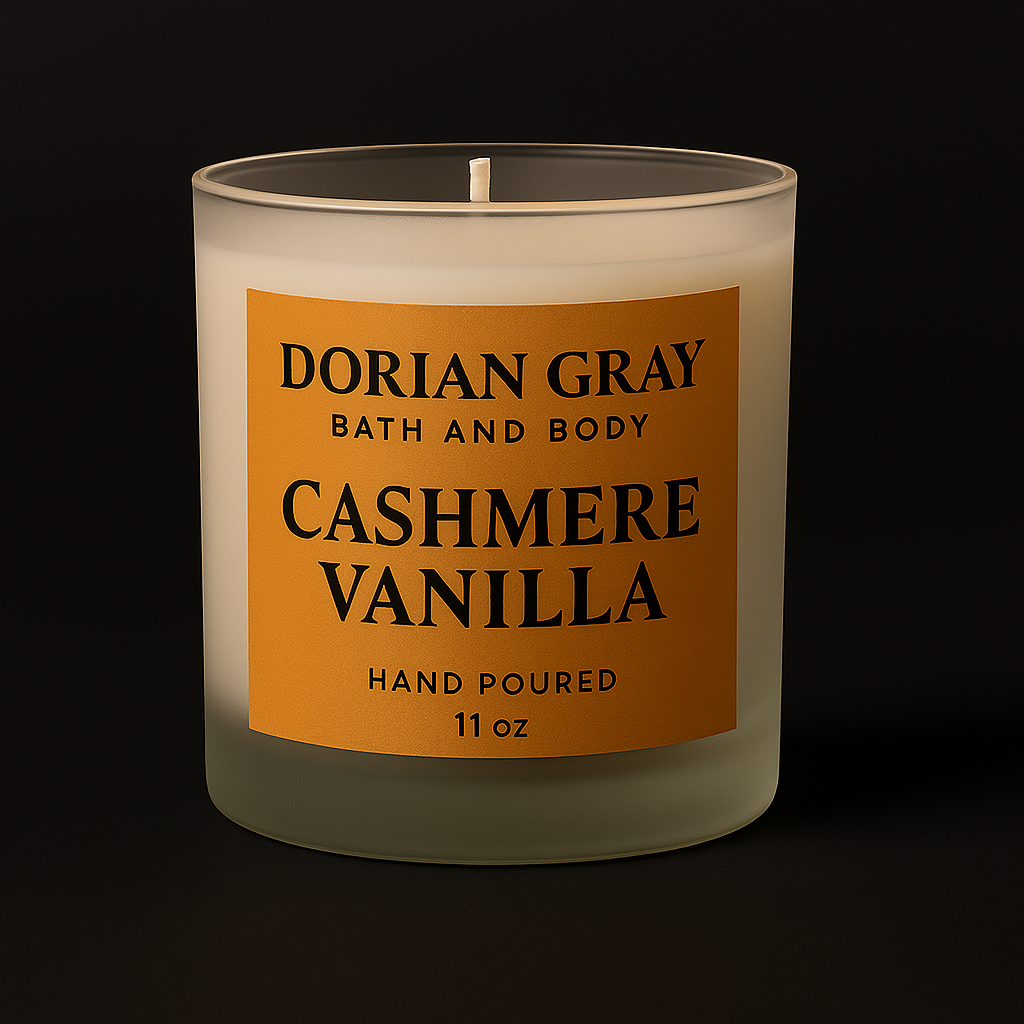 Cashmere Vanilla Candle | Dorian Gray Bath and Body | 11 oz  Product