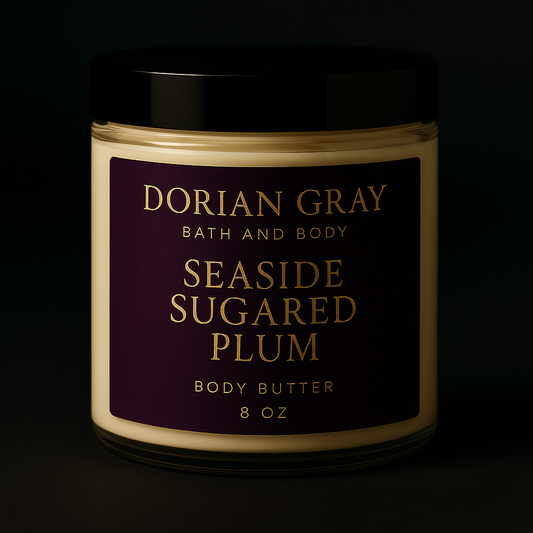 Seaside Sugared Plum – Luxury Body Butter (8 oz, Paraben‑Free)
