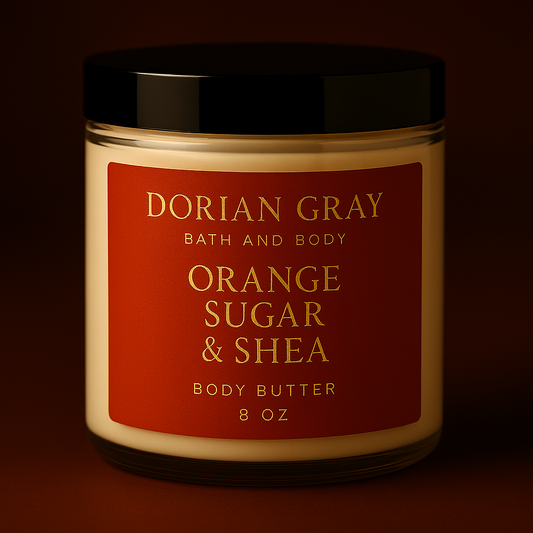 Orange Sugar & Shea – Luxury Body Butter (8 oz, Paraben‑Free)